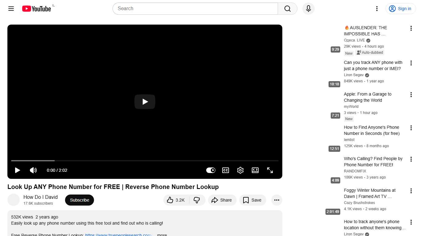 Look Up ANY Phone Number for FREE | Reverse Phone Number Lookup - YouTube